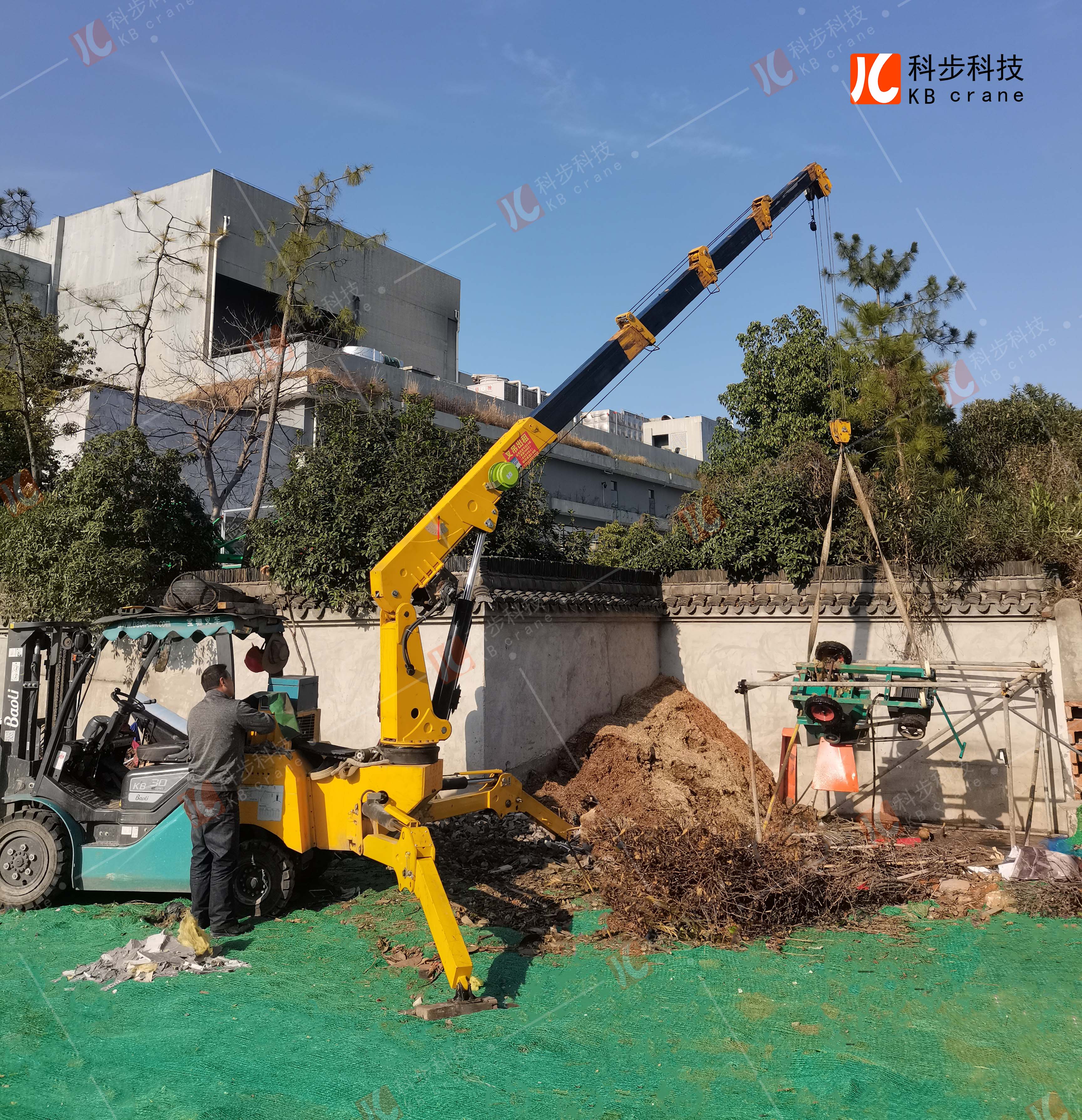 Equipment installation in scenic of Hangzhou